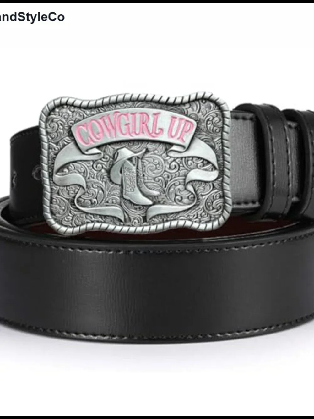 Western Cowboy Belt Buckle Rodeo Horseman Cowgirl Zinc Alloy 1.5 Inch Belt